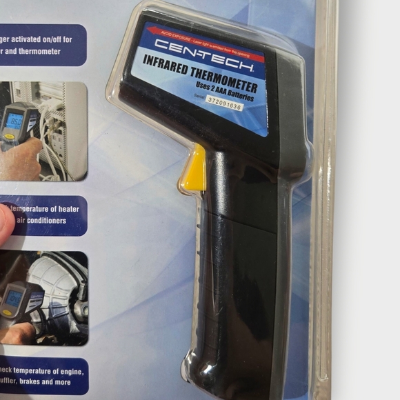 Centech Infrared Thermometer with Laser Targeting Non-contact Rreading - Picture 4 of 5